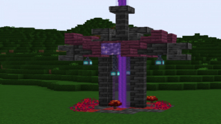 Nether Portal Sword Becon